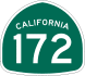 State Route 172 marker