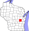 State map highlighting Winnebago County