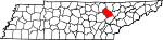 State map highlighting Morgan County