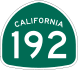 State Route 192 marker