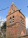 Market Rasen - Holy Rood Catholic Church (tower detail) (geograph 2881371).jpg