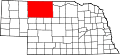 State map highlighting Cherry County