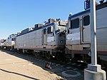 Amtrak 929 and 938 at Oakland Maintenance Facility, July 2019.JPG
