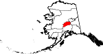 State map highlighting Denali Borough