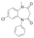 Clobazam structure.svg