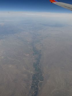 Fountain Creek is a 74.5-mile-long (119.9 km) stream in El Paso and Pueblo counties, in Colorado in the United States. From its source near the city of Woodland Park north of Pikes Peak, the creek flows southeast through the communities of Green Mountain Falls and Chipita Park to the town of Cascade. Locals confusingly refer to it as "Ute Pass", or just "the pass"; but the actual Ute Pass is some 15 miles (24 km) to the west, along US 24.