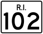 Route 102 marker