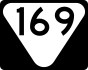 State Route 169 marker