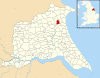 Kelk, East Riding of Yorkshire UK parish locator map.svg