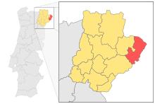 Locator map of Miranda do Douro.svg