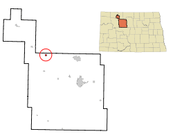 Location of Carpio, North Dakota