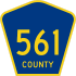 County Route 561 marker