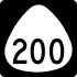 Route 200 marker