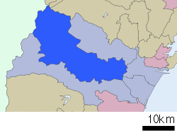Location of Aoba-ku in Sendai