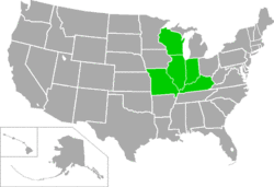 Great Lakes Valley Conference locations