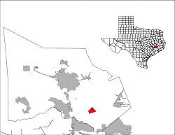 Location of Porter Heights, Texas