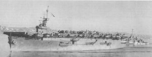 USS White Plains at San Diego, 8 March 1944