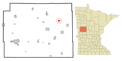 Location of New York Mills, Minnesota