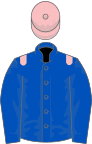 Royal Blue, Pink epaulets, Pink cap