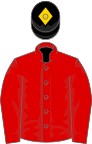 Red, Black cap, Gold diamond