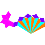 Dual pentagonal rotunda net.png