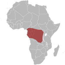 Map-Africa snakes Naja-multifasciata.svg