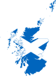 Flag map of Scotland.svg