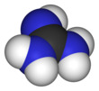 Spacefill model of guanidine
