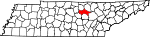 State map highlighting Putnam County