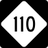 North Carolina Highway 110 marker