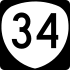 Oregon Route 34 marker