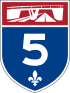 Autoroute 5 shield
