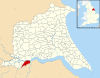 Twin Rivers, East Riding of Yorkshire UK parish locator map.svg