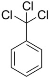 Skeletal formula of benzotrichloride