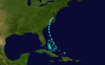 1916 Atlantic tropical storm 9 track.png