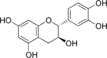 Chemical structure of (+)-Catechin