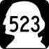 State Route 523 marker