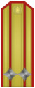 Rank insignia of Подполковник of the Bulgarian Army.png
