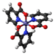 Ball and Stick model of chromium (III) picolinate