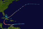 1932 Atlantic hurricane 14 track.png