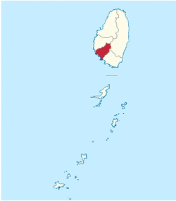 Map of the Parish of Saint Andrew