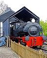 Bagnall in the Engine Shed, Mid Suffolk Light Railway (geograph 5357451).jpg