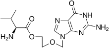 Valaciclovir structure.svg