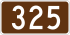 Nova Scotia Route 325 shield