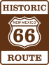 Historic U.S. Highway 66 marker