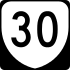 State Route 30 marker