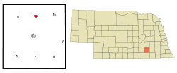 Location of Fairmont, Nebraska