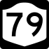New York State Route 79 marker
