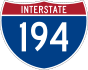 Interstate 194 marker