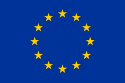 Flag of Europe of European Atomic Energy Community Europæiske Atomenergifællesskab  (Danish) Europese Atoomenergie Gemeenschap  (Dutch) Communauté européenne de l'énergie atomique  (French) Europäische Atomgemeinschaft  (German) Ευρωπαϊκή Κοινότητα Ατομικής Ενέργειας  (Greek) Comunità europea dell'energia atomica  (Italian) Comunidade Europeia da Energia Atómica  (Portuguese) Comunidad Europea de la Energía Atómica  (Spanish) Comunitatea Europeană a Energiei Atomice  (Romanian)